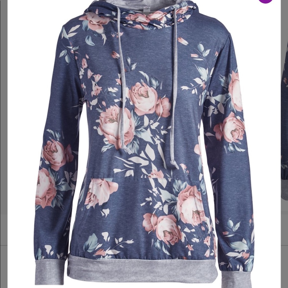 Floral hoodie